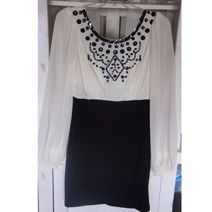 Lipsy Black & White Dress